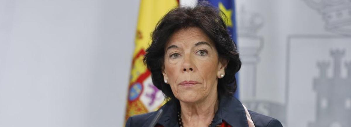 La portavoz del Gobierno y ministra de Educación, Isabel Celaá.
