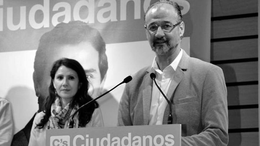 Rocío Fernández en el acto de campaña de ayer.