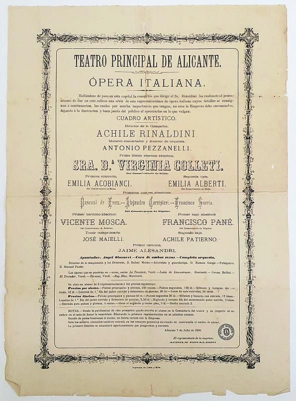 Programa de 1880.