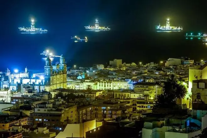 Anochecer en Las Palmas de Gran Canaria