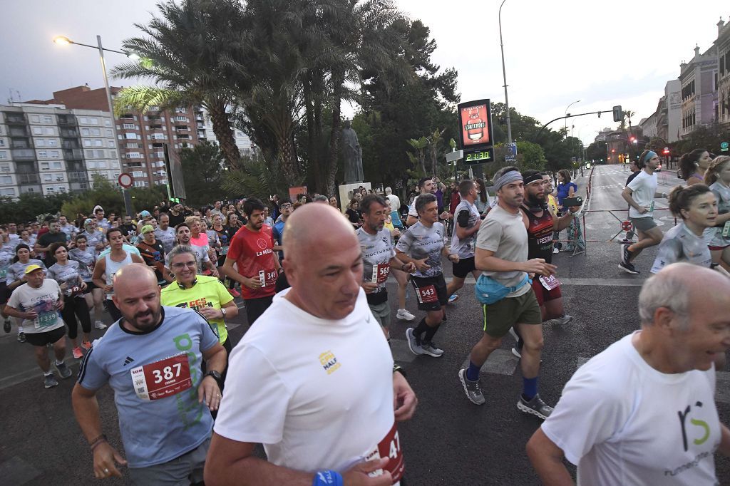 Carrera nocturna de Murcia, en imágenes