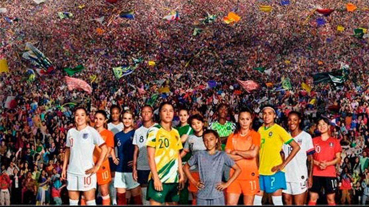 Espectacular anuncio de Nike haciendo referencia al Mundial Femenino