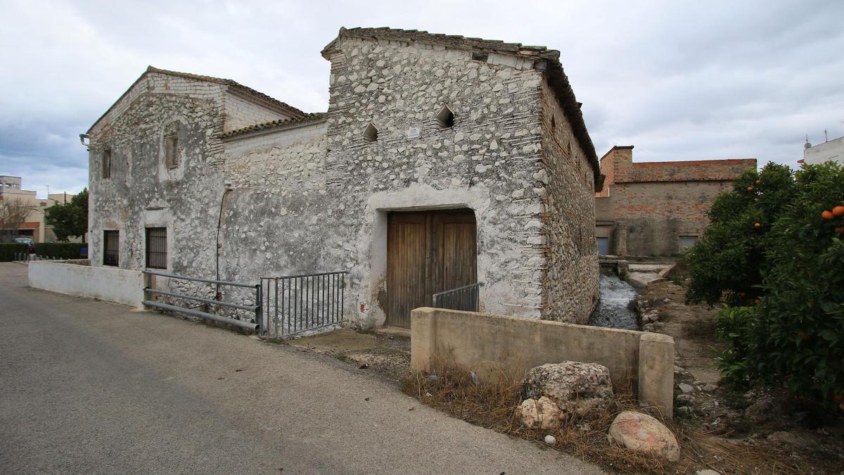 El Molí Vell de Beniflà, que se convertirá en centro turístico y cultural