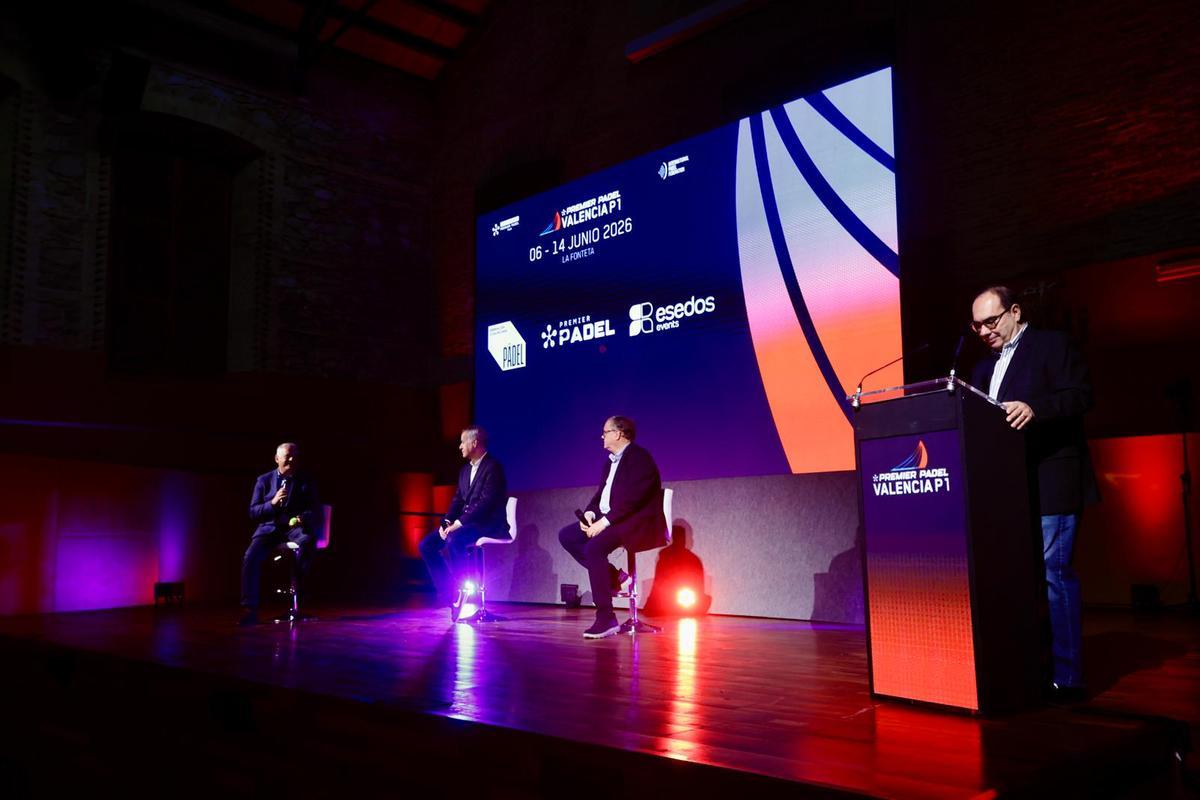 Presentación del Valencia Premier Pádel P1