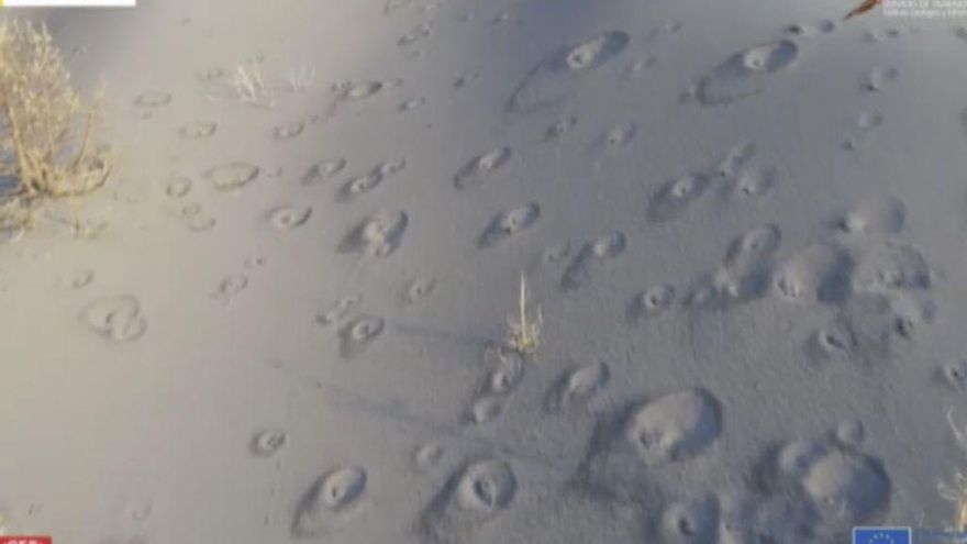 El paisaje lunar que rodea al volcán