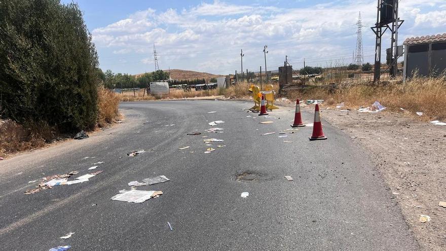La FEBT alerta del mal estado de los accesos a Son Reus ante el inminente aumento del tráfico de camiones por el traslado de residuos de Ibiza