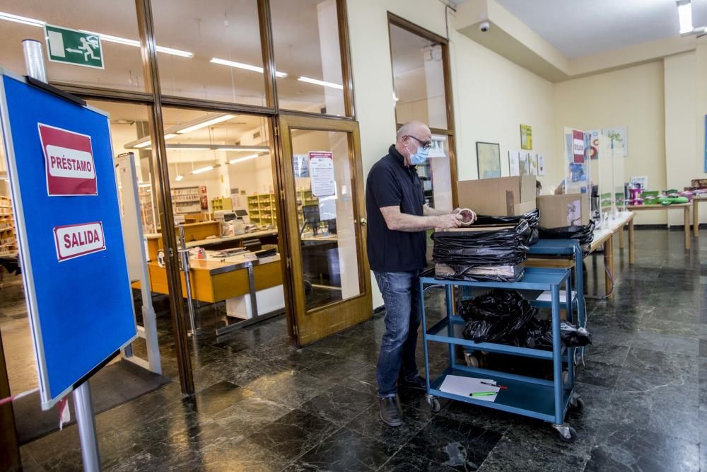 Apertura de bibliotecas con libros en cuarentena