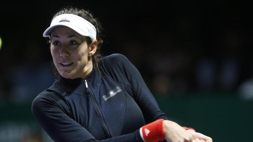 Garbiñe Muguruza, en el Masters que se disputa en Singapur