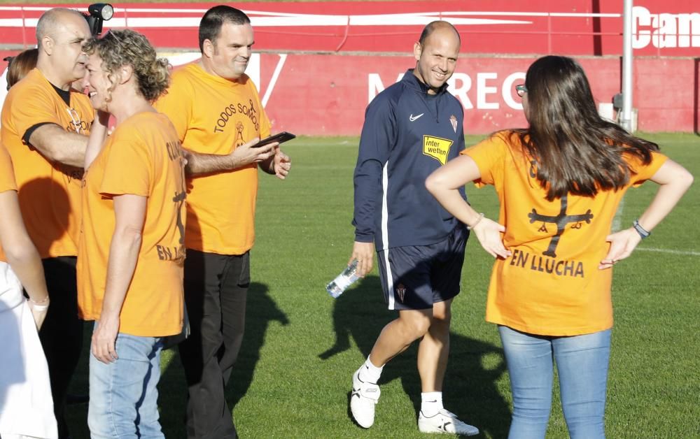 El Sporting, con la plantilla de Vesuvius