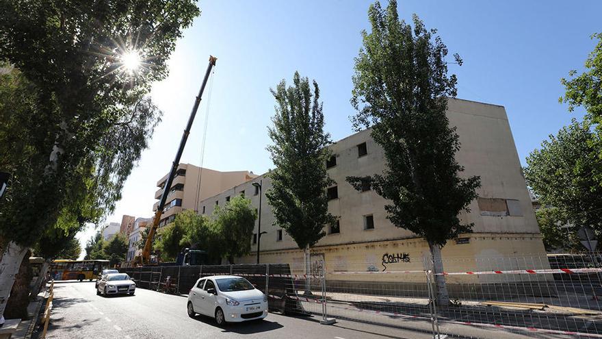 Derribo del último bloque de Santa Margarita