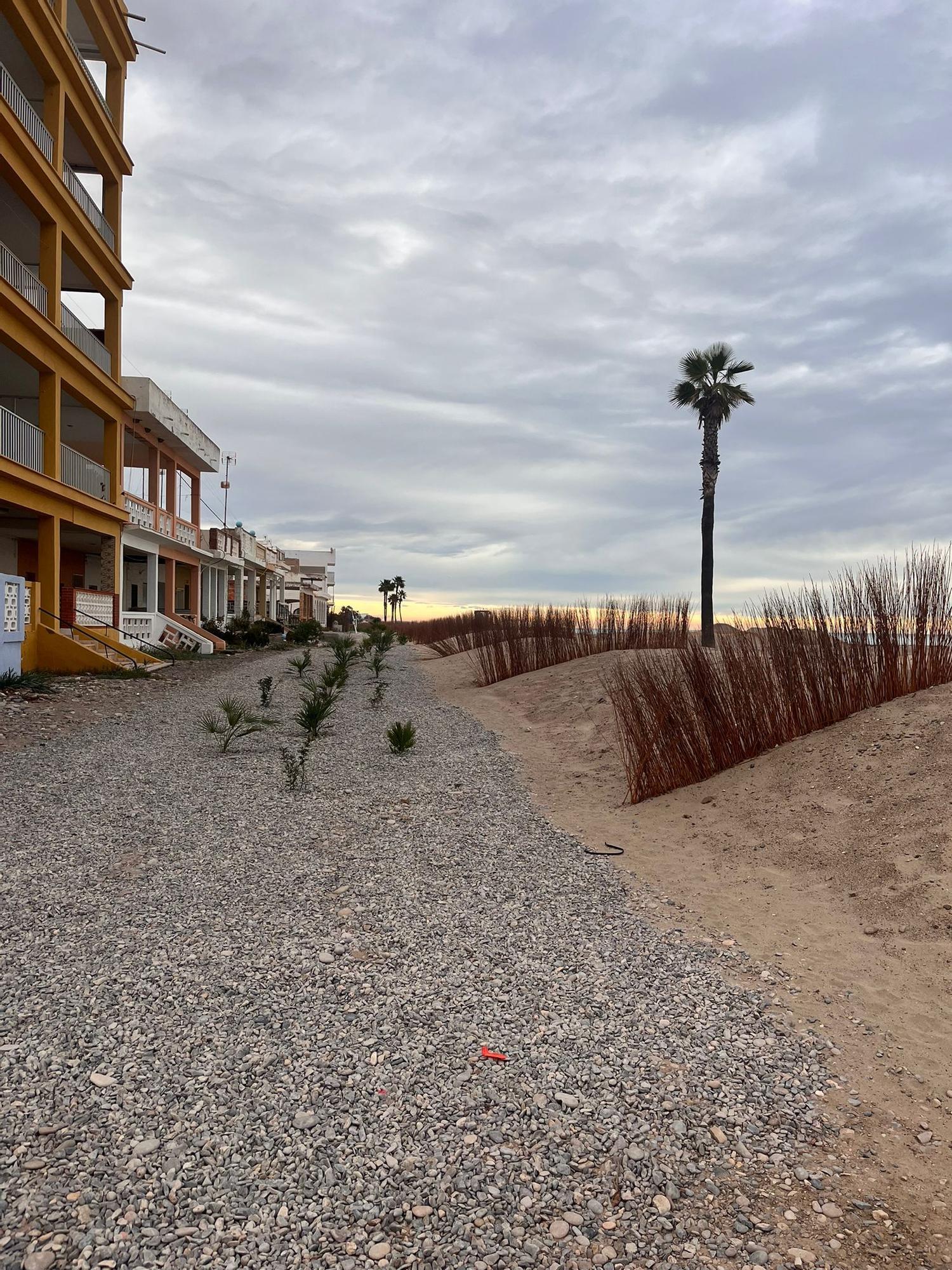 Así ha cambiado la playa de Nules: estado de las obras de los espigones