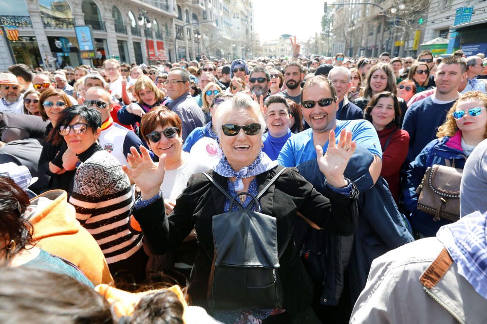 Búscate en la mascletà del 18 de marzo