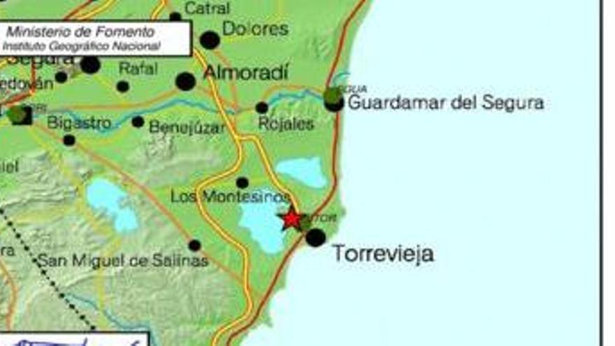 Torrevieja &quot;siente&quot; un terremoto débil