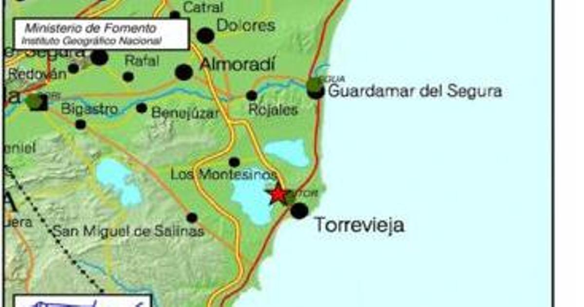 Torrevieja "siente" un terremoto débil