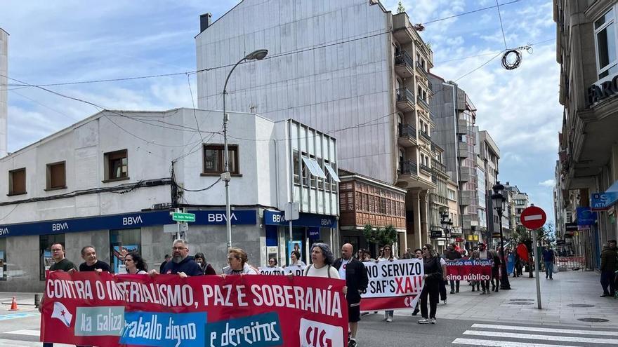 La manifestación comarcal de la CIG en A Estrada reclama 