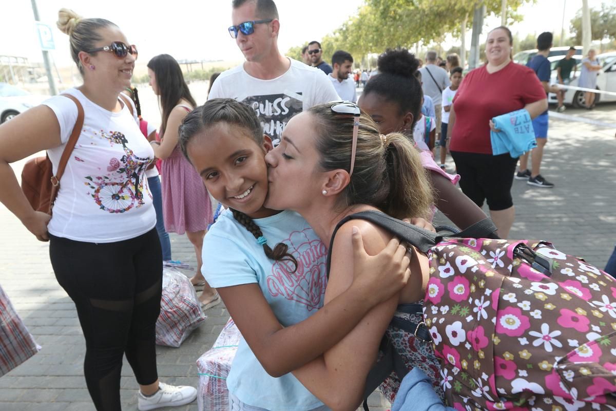 Despedida a los niños saharauis