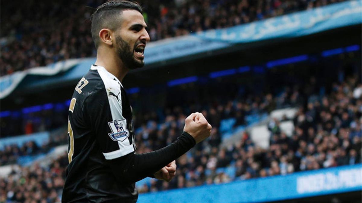 Mahrez, jugador del Leicester