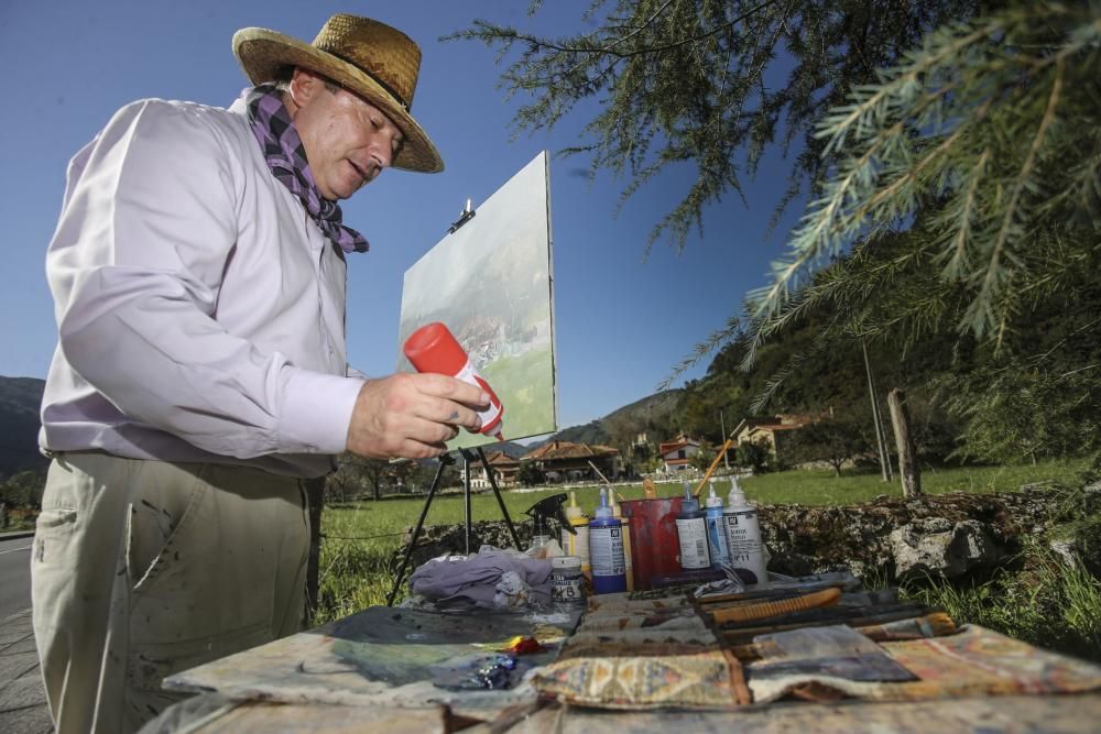 Concurso de pintura rápida en Bueño