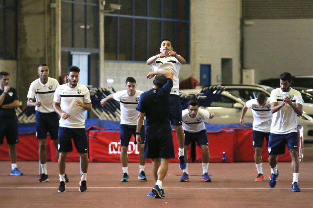 Primer entrenamiento del Málaga CF 2016/17