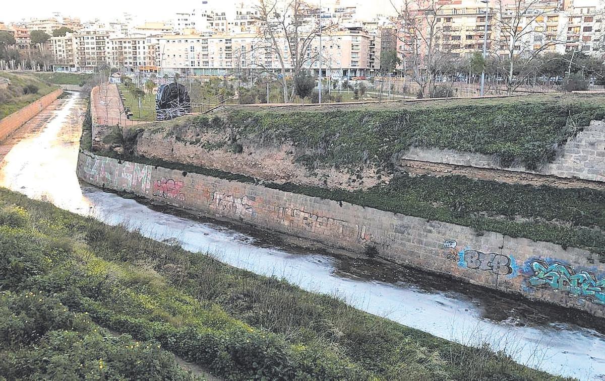 El torrente de sa Riera ubicado en Palma.
