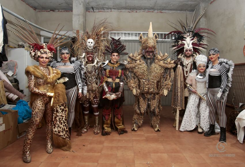 Suelta de la Mussona en el Carnaval de Águilas