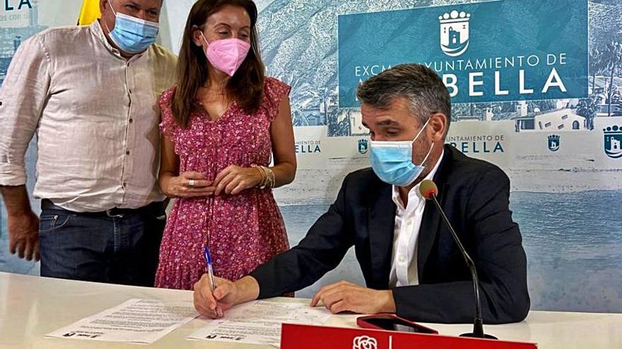 El PSOE lanza un órdago y propone nuevas ayudas a pymes en Marbella