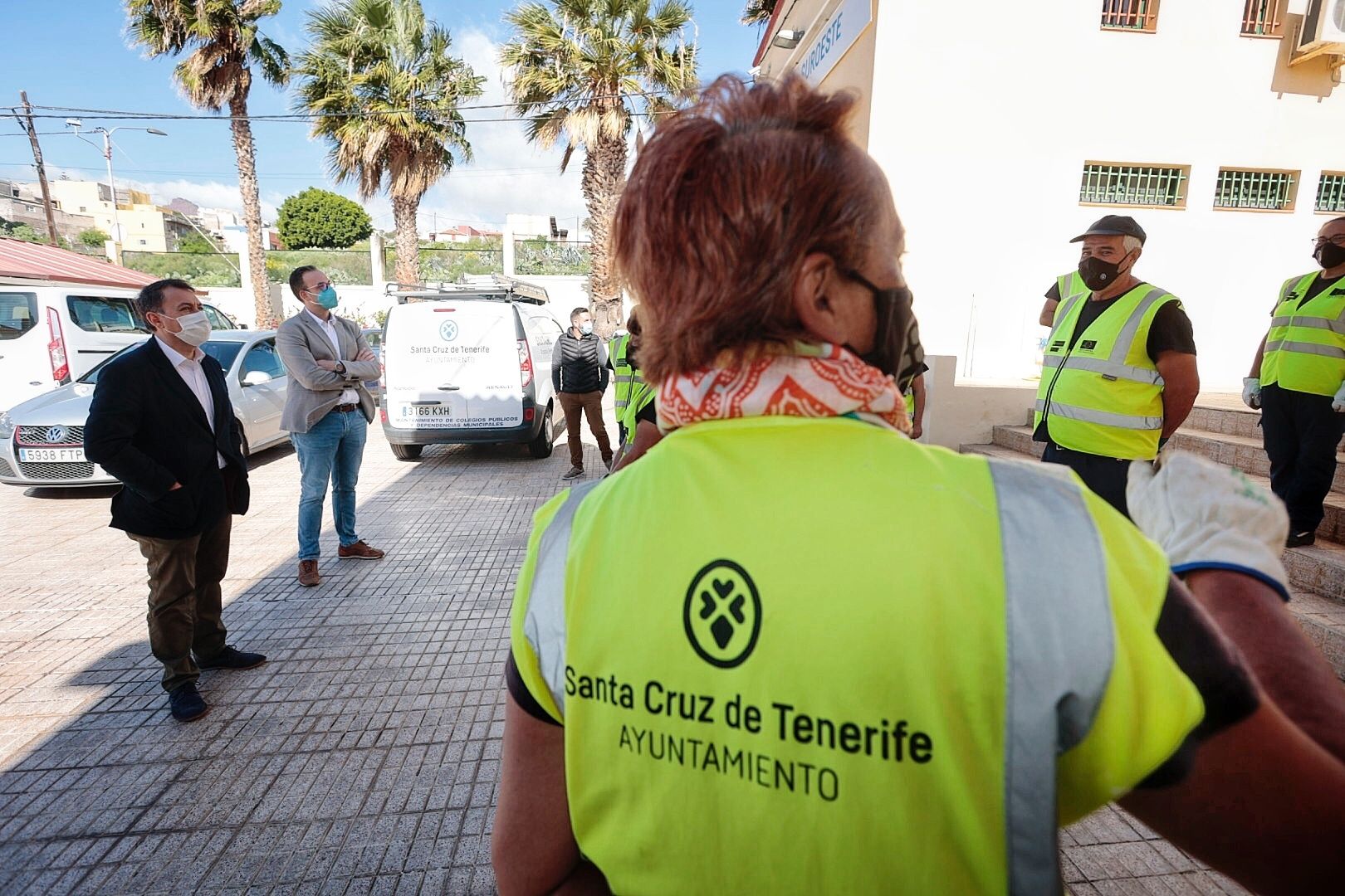 Reparto de alimentos del Distrito Suroeste de Santa Cruz