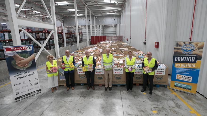 Spar Gran Canaria y el Banco de Alimentos recogen más de 38 toneladas en la Operación Kilo