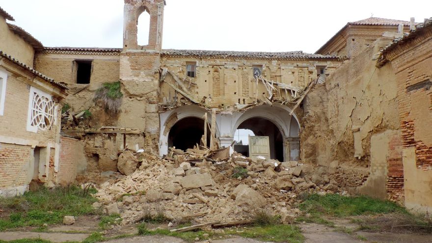 Derrube de la iglesia de un convento en Valladolid