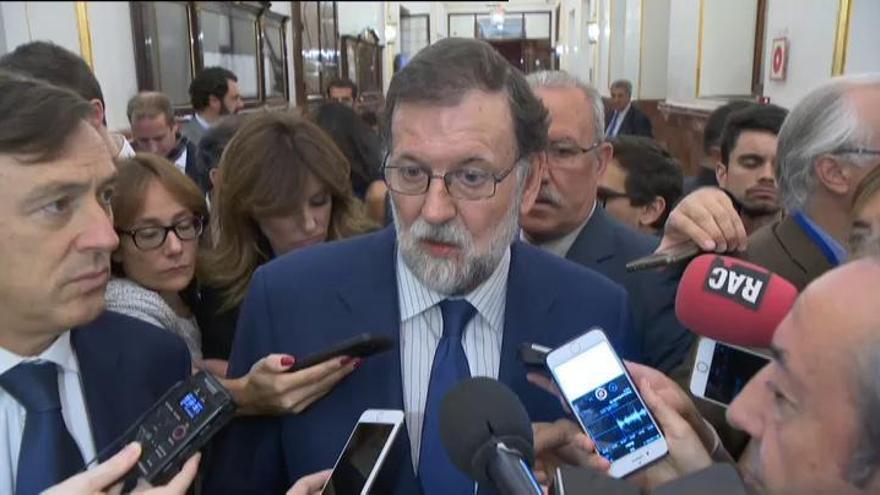 Rajoy: "Si en España no se cumple la ley, habrá injusticia, arbitrariedad y la ley del más fuerte"