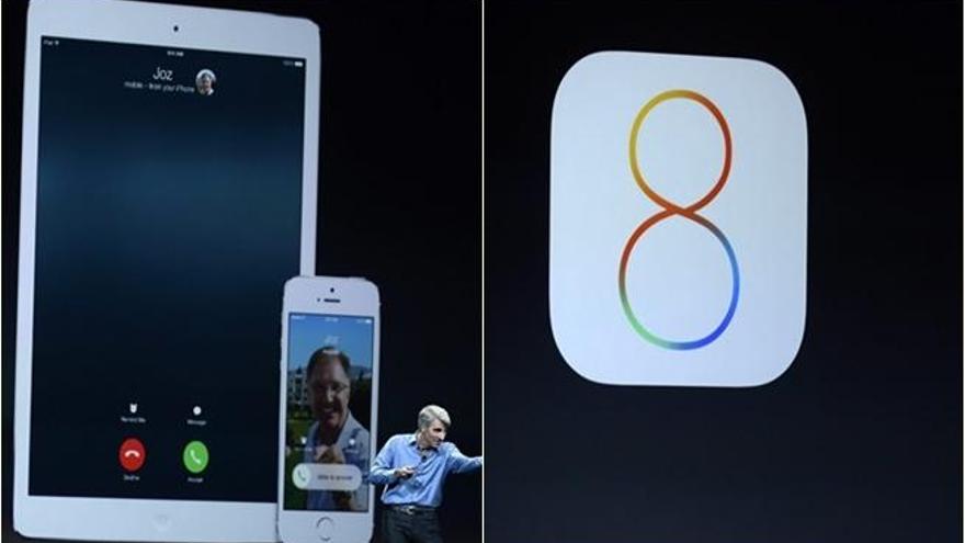 iOS8, nuevo sistema operativo de Apple.