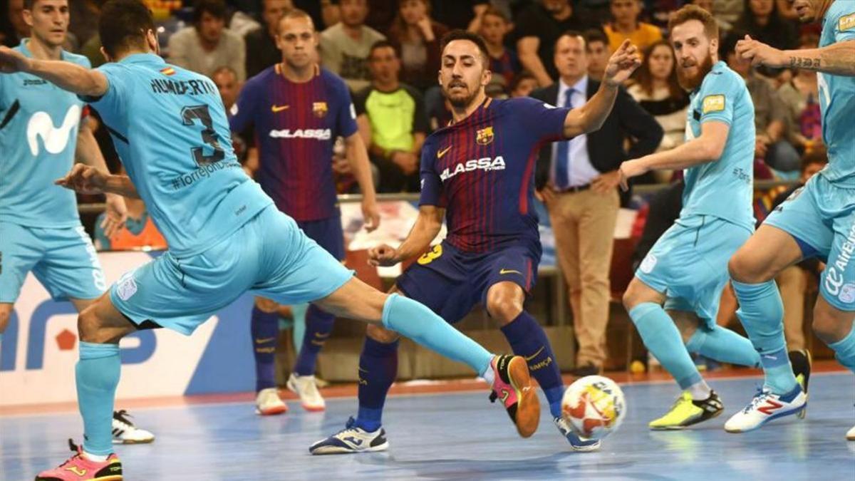 Primer 'match-ball' salvado por el Barça Lassa