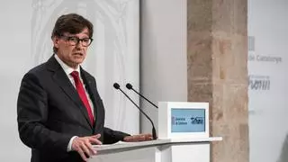 Salvador Illa abre en Pamplona la gira para compartir su modelo territorial