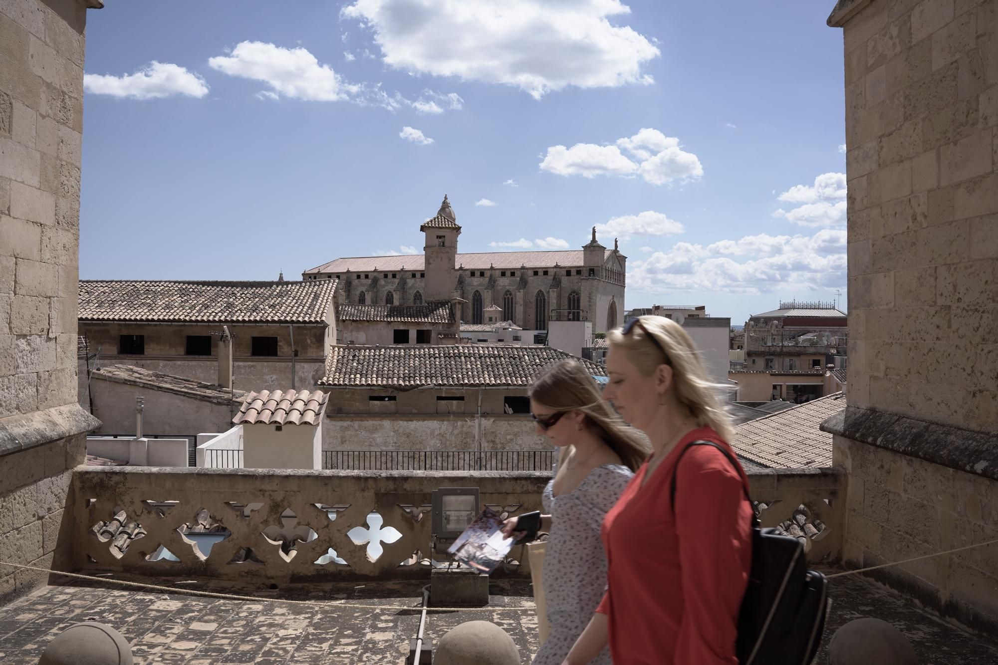 Die Kirche Santa Eulàlia in Palma de Mallorca öffnet die Dachterrasse für Besucher