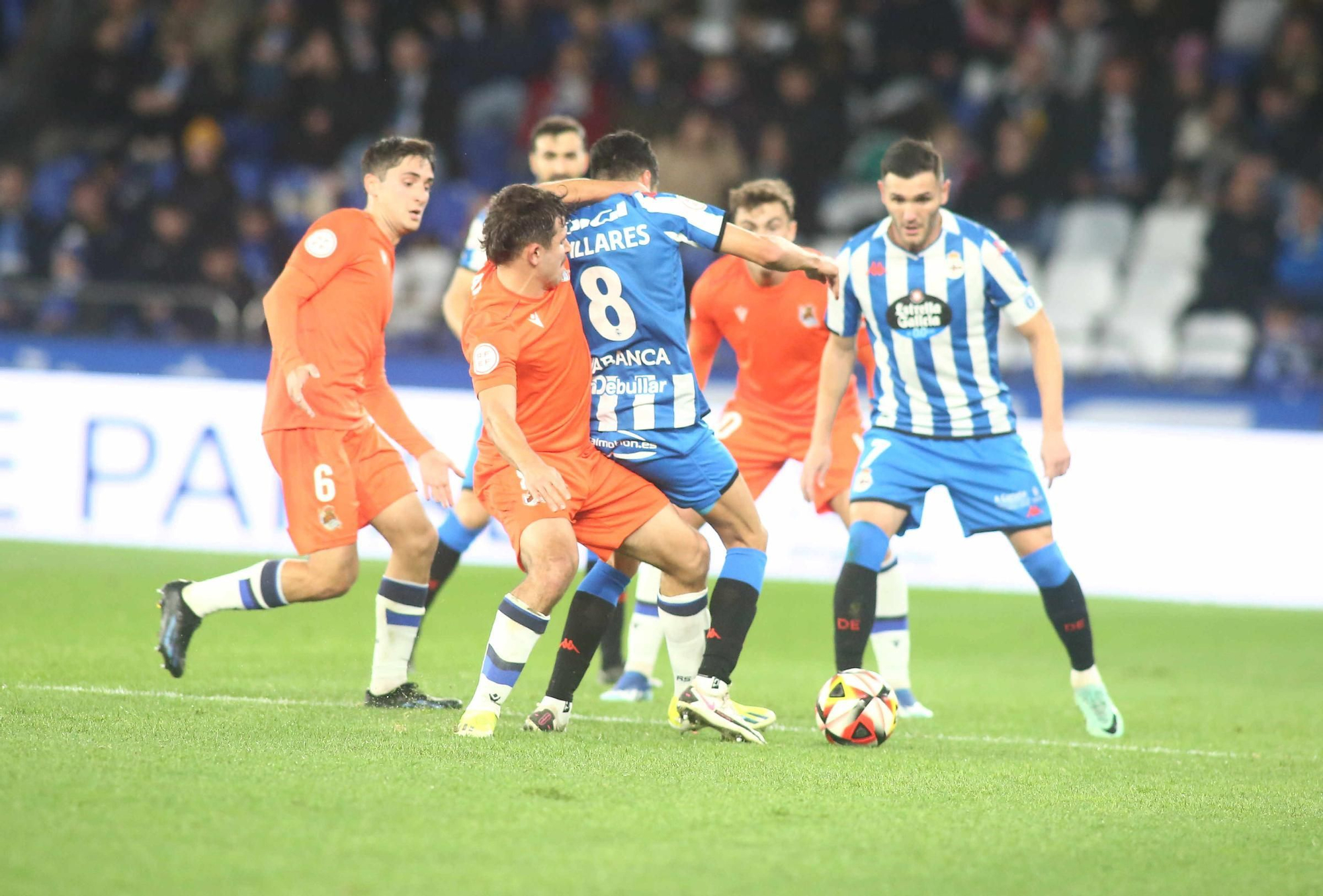 El Dépor gana en Riazor con doblete de Lucas a la Real Sociedad B (2-1)