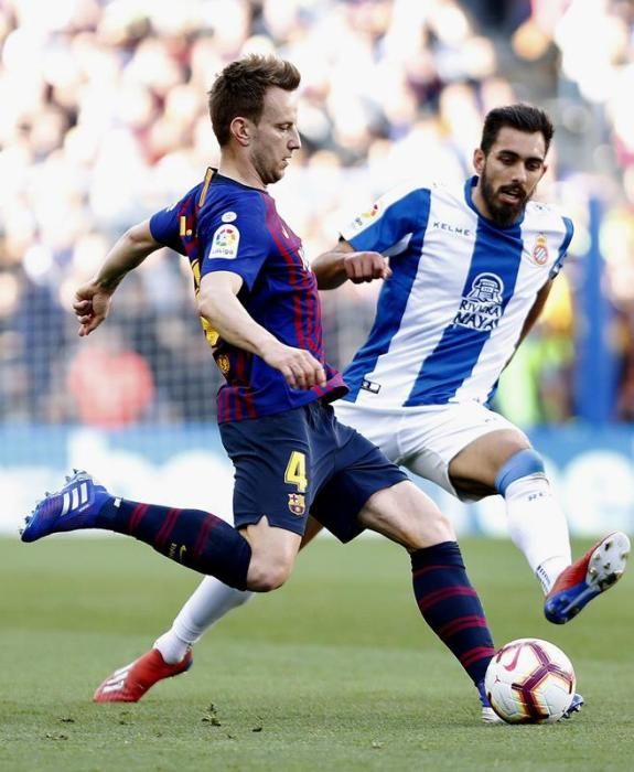 Les imatges del Barça - Espanyol