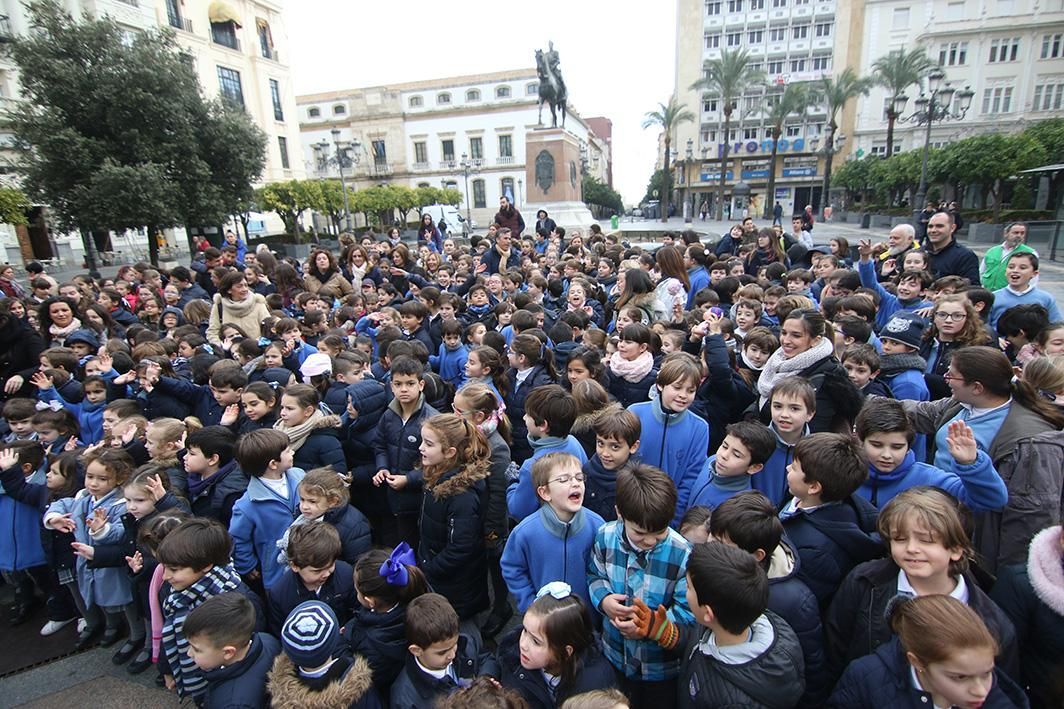 Escolares cordobeses contra el cáncer