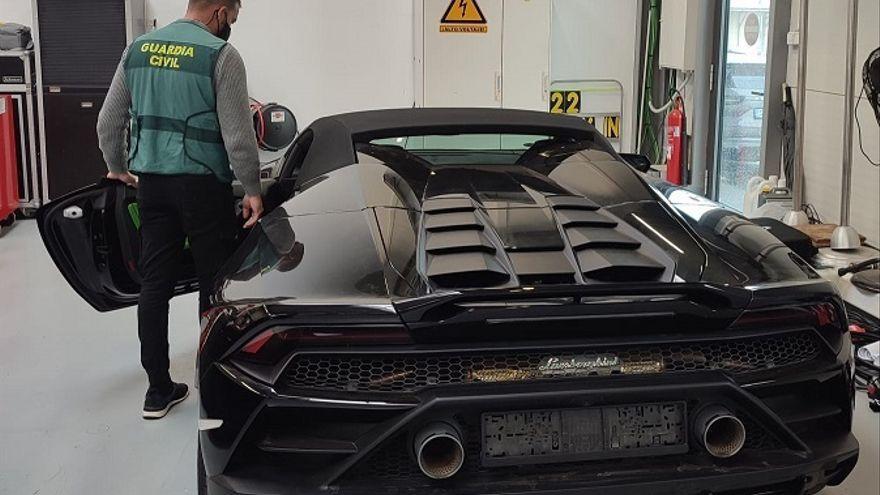 Die Guardia Civil fand den Lamborghini in einer Finca in Llucmajor