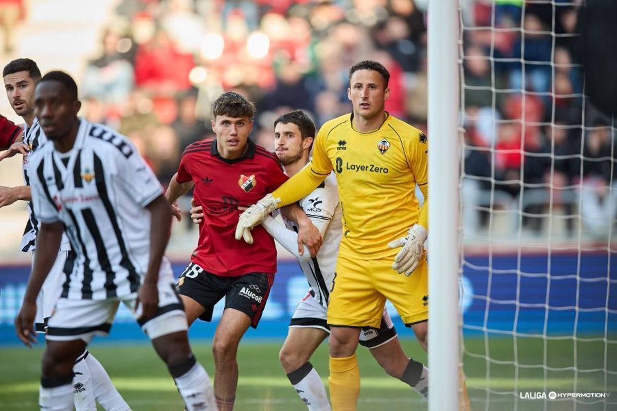 Romain Matthys, en pleno partido en Anduva.