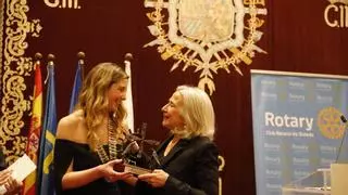 Montaña Sánchez-Arévalo, premio "Mujer Trabajadora" del Rotary Club de Oviedo: "Viví la plena incorporación de la mujer a la justicia"