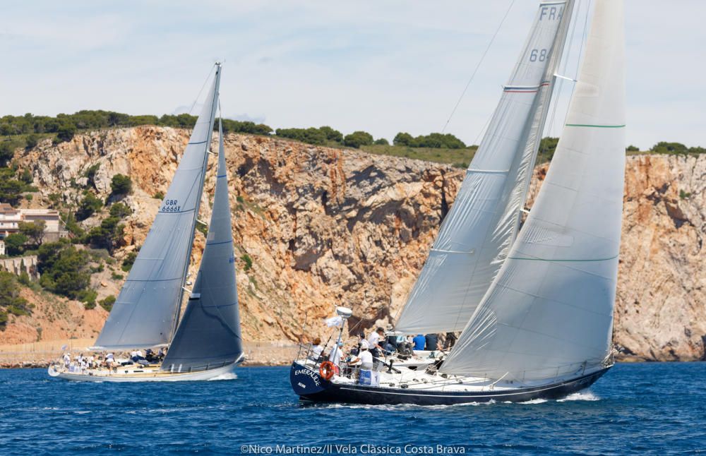 Segona prova de la regata Vela Clàssica Costa Brava