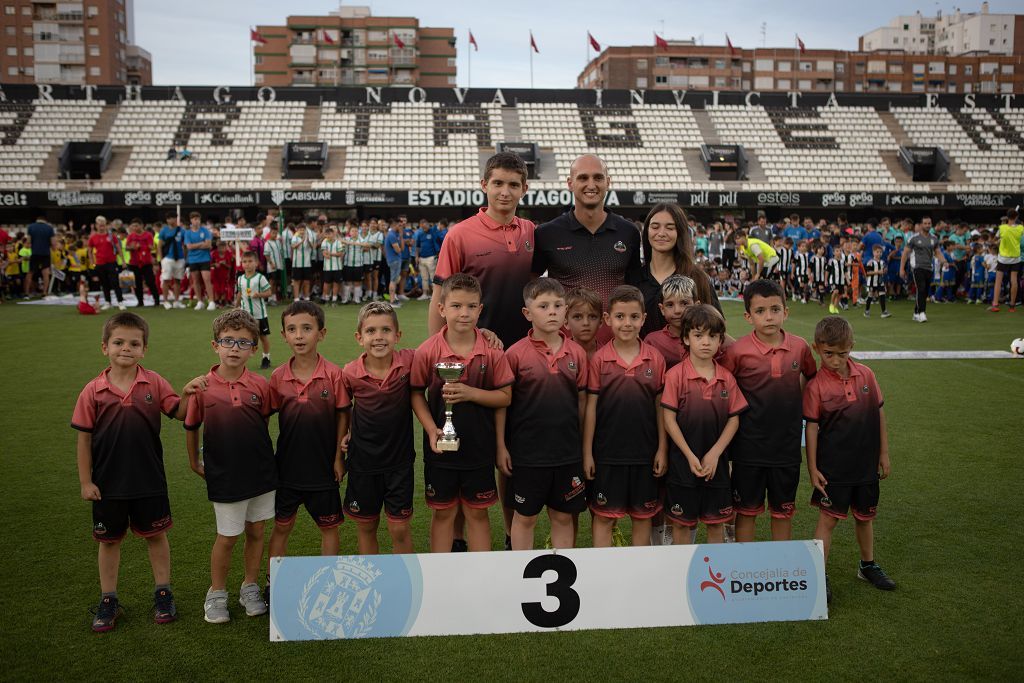 Clausura de la liga coal de fútbol en Cartagena