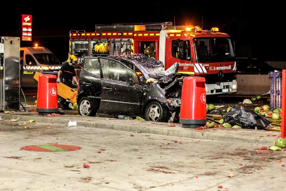 Accidente en la A-31 a la altura de Petrer