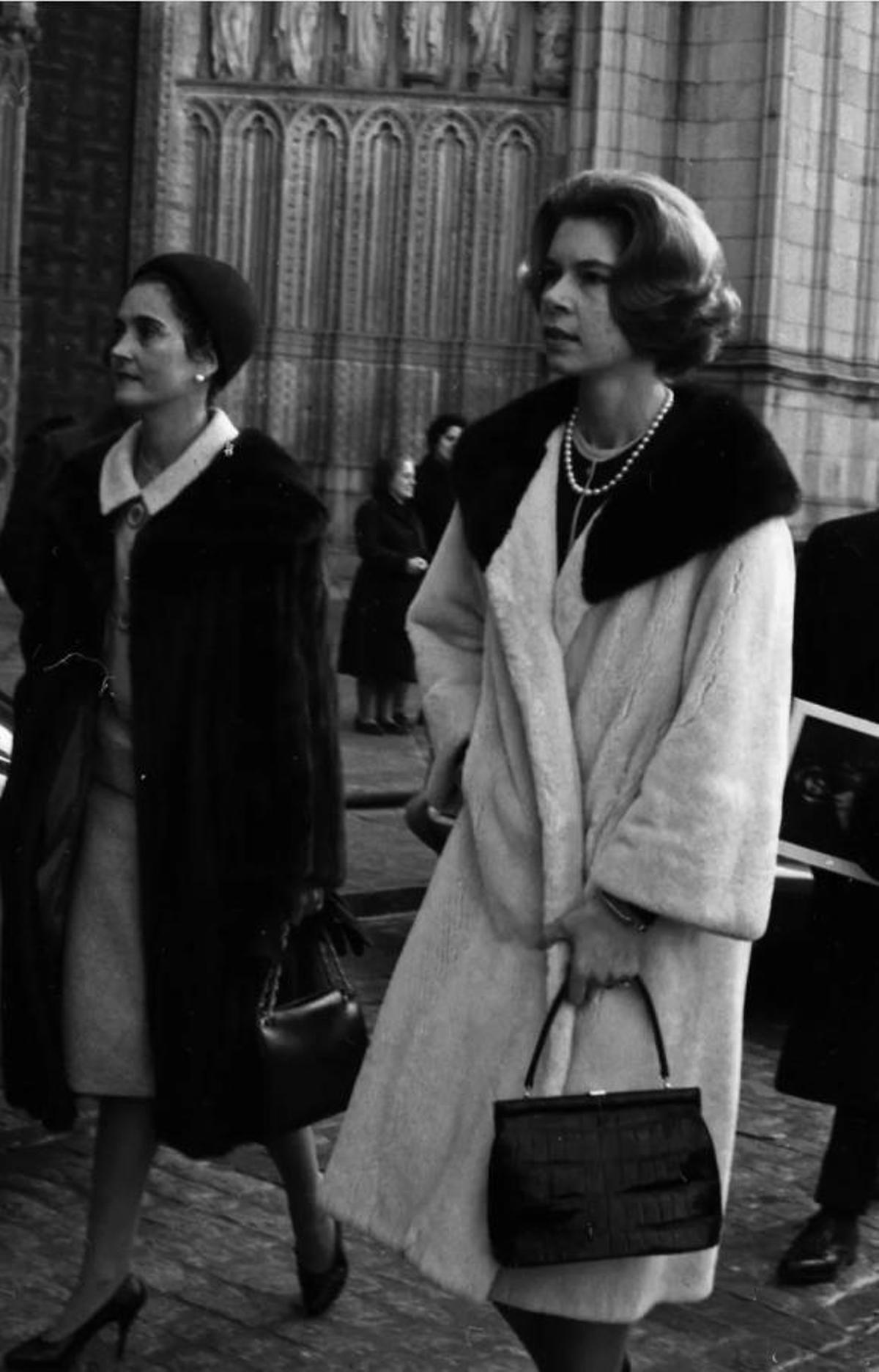 Irene de Grecia durante su visita a Toledo en 1963