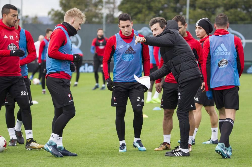 El Celta reanuda los entrenamientos para preparar el encuentro contra el Barcelona en Copa