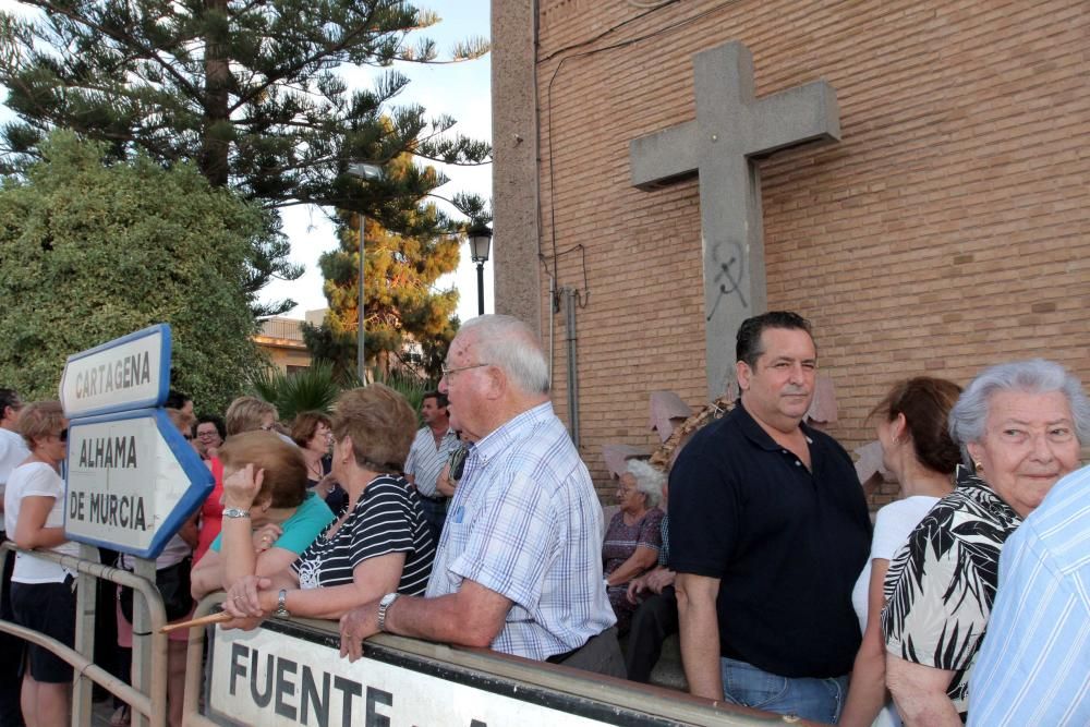 Los aljorreños protestan por la retirada del monum