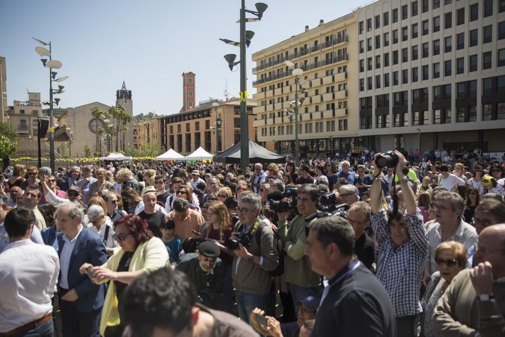 Inauguració de la plaça U d'Octubre de 2017 de Girona