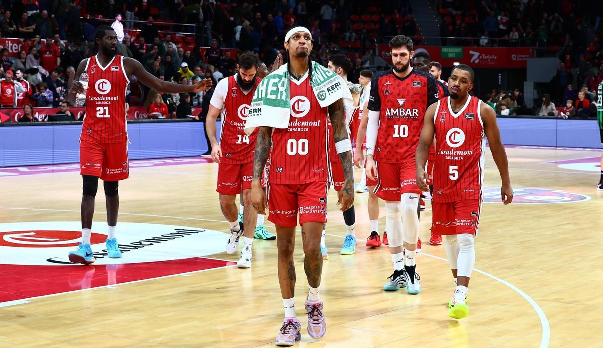 PARTIDO DE BALONCESTO MASCULINO LIGA ACB ENDESA CASADEMONT ZARAGOZA - JOVENTUT DE BADALONA, JUVENTUD DE BADALONA, PABELLON PRINCIPE FELIPE