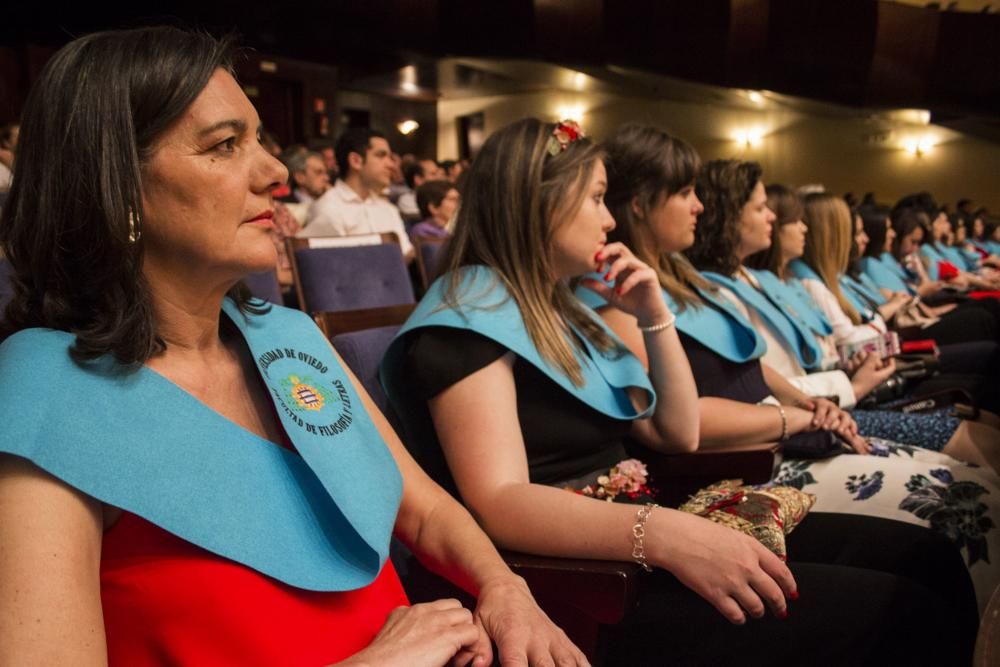 Graduación de la Facutad de Filosofía y Letras en el Auditorio