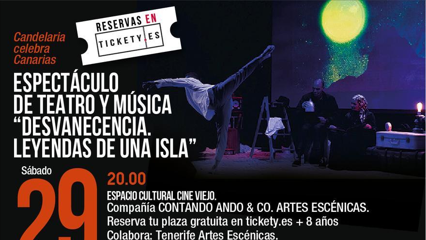 Espectáculo de teatro y música &#039;Desvanecencia. Leyendas de una isla&#039;